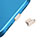 Bouchon Anti-poussiere USB-C Jack Type-C Universel H14 pour Apple iPad Pro 11 (2022) Or