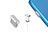 Bouchon Anti-poussiere USB-C Jack Type-C Universel H15 pour Apple iPad Air 5 10.9 (2022) Argent