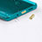 Bouchon Anti-poussiere USB-C Jack Type-C Universel H16 pour Apple iPhone 15 Plus Or