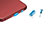 Bouchon Anti-poussiere USB-C Jack Type-C Universel H17 Bleu