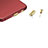 Bouchon Anti-poussiere USB-C Jack Type-C Universel H17 pour Apple iPad Air 5 10.9 (2022) Or