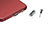 Bouchon Anti-poussiere USB-C Jack Type-C Universel H17 pour Apple iPhone 15 Pro Gris Fonce