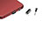 Bouchon Anti-poussiere USB-C Jack Type-C Universel H17 pour Apple iPhone 15 Pro Noir
