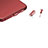 Bouchon Anti-poussiere USB-C Jack Type-C Universel H17 pour Apple iPhone 15 Pro Rouge