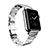 Bracelet Metal Acier Inoxydable pour Apple iWatch 3 38mm Argent