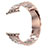 Bracelet Metal Acier Inoxydable pour Apple iWatch 38mm Or Rose Petit