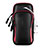 Brassard Sport Housse Universel A01 Rouge et Noir