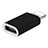 Cable Android Micro USB vers Lightning USB H01 pour Apple iPhone 6 Noir Petit