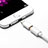 Cable Android Micro USB vers Lightning USB H01 pour Apple iPhone XR Blanc Petit