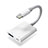 Cable Lightning vers USB OTG H01 pour Apple iPad 10.2 (2020) Blanc