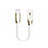 Cable Type-C Android Universel 30cm S06 pour Apple iPad Pro 12.9 (2022) Blanc