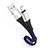 Cable Type-C Android Universel 30cm S07 Bleu