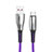 Cable Type-C Android Universel T12 pour Apple iPad Air 5 10.9 (2022) Violet