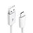Cable Type-C Android Universel T18 pour Apple iPad Pro 11 (2022) Blanc Petit