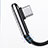 Cable Type-C Android Universel T20 pour Apple iPad Air 5 10.9 (2022) Noir Petit