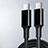 Cable Type-C USB-C vers Type-C USB-C 100W H04 pour Apple iPad Pro 11 (2022) Petit