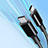 Cable Type-C USB-C vers Type-C USB-C 100W H05 pour Apple iPad Pro 12.9 (2022) Noir