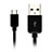 Cable USB 2.0 Android Universel A02 Noir Petit