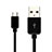 Cable USB 2.0 Android Universel A02 Noir Petit