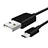 Cable USB 2.0 Android Universel A02 Noir Petit