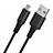 Cable USB 2.0 Android Universel A06 Noir