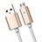 Cable USB 2.0 Android Universel A08 Or