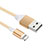 Chargeur Cable Data Synchro Cable D04 pour Apple iPad Air 2 Or Petit