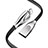 Chargeur Cable Data Synchro Cable D05 pour Apple iPad Mini 3 Noir Petit
