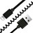 Chargeur Cable Data Synchro Cable D08 pour Apple iPad Mini 3 Noir Petit