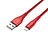 Chargeur Cable Data Synchro Cable D14 pour Apple iPad Air 3 Rouge Petit