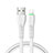 Chargeur Cable Data Synchro Cable D20 pour Apple iPad 3 Blanc