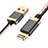 Chargeur Cable Data Synchro Cable D24 pour Apple iPhone 6S Noir