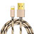 Chargeur Cable Data Synchro Cable L01 pour Apple iPad 10.2 (2020) Or