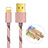 Chargeur Cable Data Synchro Cable L01 pour Apple iPad 10.2 (2020) Or Rose Petit