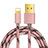 Chargeur Cable Data Synchro Cable L01 pour Apple iPad 4 Or Rose