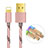 Chargeur Cable Data Synchro Cable L01 pour Apple iPad Air 2 Or Rose Petit