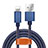 Chargeur Cable Data Synchro Cable L04 pour Apple iPad 4 Bleu