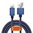 Chargeur Cable Data Synchro Cable L04 pour Apple iPad Pro 12.9 (2020) Bleu