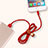 Chargeur Cable Data Synchro Cable L05 pour Apple iPad Mini Rouge Petit