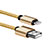 Chargeur Cable Data Synchro Cable L07 pour Apple iPad 10.2 (2020) Or Petit