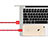 Chargeur Cable Data Synchro Cable L10 pour Apple iPhone 14 Rouge Petit
