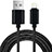 Chargeur Cable Data Synchro Cable L13 pour Apple iPad Air 2 Noir Petit