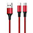 Chargeur Lightning Cable Data Synchro Cable Android Micro USB ML05 Petit