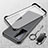 Coque Antichocs Rigide Sans Cadre Transparente Crystal Etui Housse avec Support Bague Anneau Aimante Magnetique pour Vivo X70 5G Noir