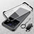 Coque Antichocs Rigide Sans Cadre Transparente Crystal Etui Housse avec Support Bague Anneau Aimante Magnetique pour Vivo X80 Pro 5G Noir