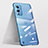 Coque Antichocs Rigide Sans Cadre Transparente Crystal Etui Housse pour OnePlus 9 5G Bleu