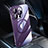 Coque Antichocs Rigide Transparente Crystal Etui Housse avec Mag-Safe Magnetic Magnetique QC1 pour Apple iPhone 14 Pro Max Violet