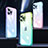 Coque Antichocs Rigide Transparente Crystal Etui Housse Degrade QC1 pour Apple iPhone 15 Pro Max Petit