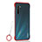 Coque Antichocs Rigide Transparente Crystal Etui Housse H01 pour Realme XT Rouge