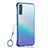 Coque Antichocs Rigide Transparente Crystal Etui Housse H02 pour Huawei P smart S Bleu